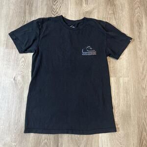 Quicksilver Men’s T Shirt Black Size Medium Short Sleeve Graphic